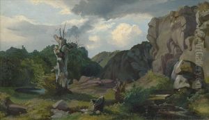 Felsige Bachlandschaft