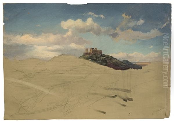 Wartburg Castle Under Clouds - view 1