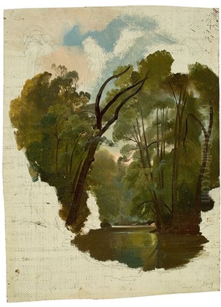 Study From The Park An Der Ilm, Weimar - view 1