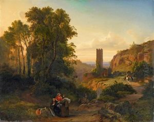 Italienische Landschaft by Carl Maria Nicolaus Hummel