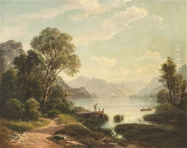 Bootsfahrt Auf Einem Bergsee - view 1