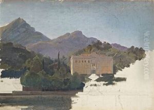 The Villa Carlotta Along Lake Como (study)