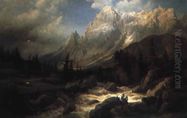 Der Monte Malcore Im Ampezzo Von St. Vito Aus Gesehen - view 1