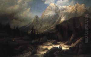 Der Monte Malcore Im Ampezzo Von St. Vito Aus Gesehen