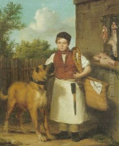 Metzgerbub Mit Dogge Metzgerbub Mit Dogge