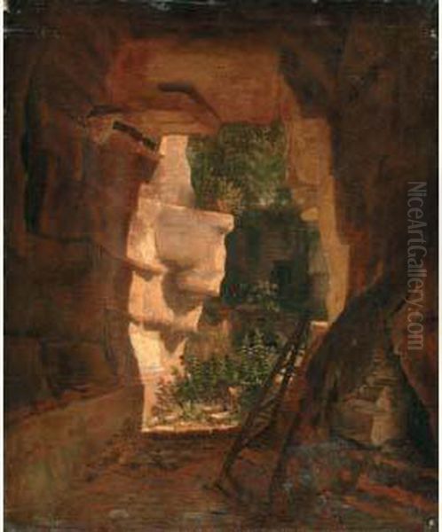 La Herse Dans La Grotte - view 1
