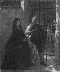 An Der Friedhofspforte by Fritz Hummel