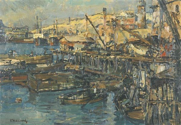 Sudlicher Hafen Mit Frachtschiffen - view 1
