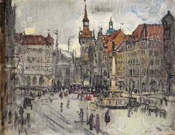 Der Marienplatz In Munchen - view 1