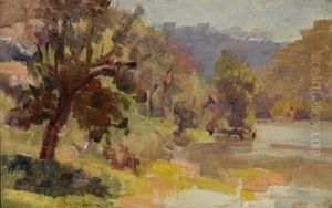Yarra River View by Thomas (Tom) Humphrey