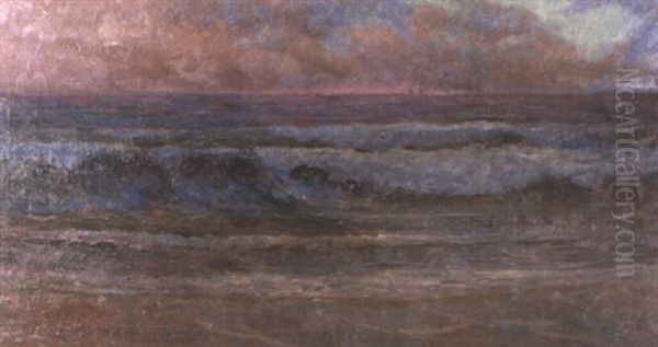 Seascape At Dusk - view 1