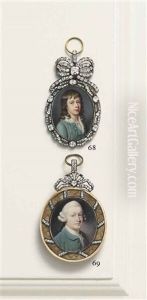 Sir Elijah Impey, (1732-1809), In Green Coat And Waistcoat, Frilled Cravat, Powdered Hair En Queue by Ozias Humphry