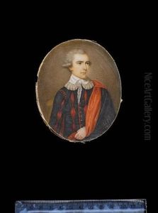 Col. Thomas William Boyce, Wearing Black Doublet Slashed To Reveal Red Lining, With Red Buttons And White Lace Falling Collar, A Black Cloak Lined With Red Over His Left Shoulder Col. Thomas William Boyce, Wearing Black Doublet Slashed To Reveal Red Lining, With Red Buttons And White Lace Falling Collar, A Black Cloak Lined With Red Over His Left Shoulder