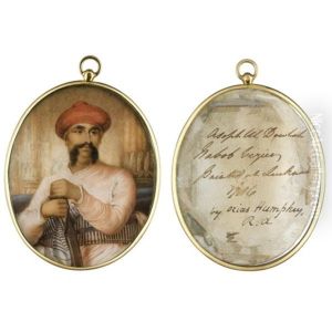 Portrait Of Asaf-ud-daula, Nawab Wazir Of Oudh Portrait Of Asaf-ud-daula, Nawab Wazir Of Oudh