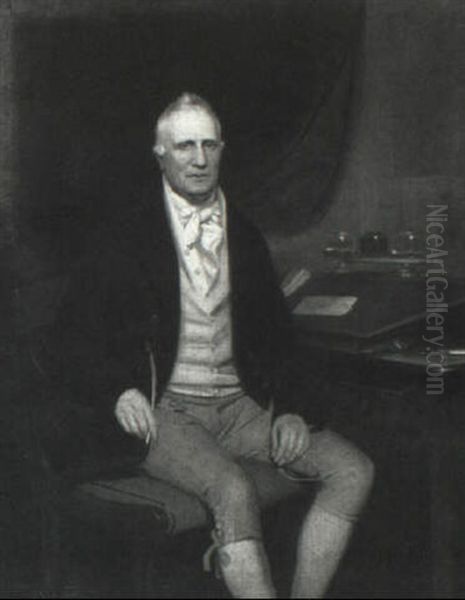 Portrait Of A Gentleman (sir William Rown Hamilton?) - view 1