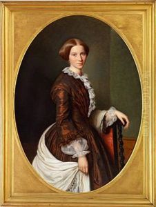 Portrait Of Vilhelmine Severine Schultz, Nee Lund (+ Martin Peter Schultz; Pair) Portrait Of Vilhelmine Severine Schultz, Nee Lund (+ Martin Peter Schultz; Pair)