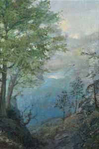 View Of A Valley by Thomas Watson Hunster