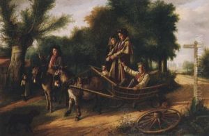 Untitled (gentleman Riding A Horse Pulled Cart) Untitled (gentleman Riding A Horse Pulled Cart)