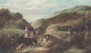 The Makeshift Cart by Charles, Hunt Jnr.