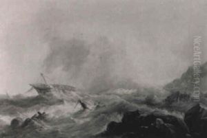 Devon Coast After A Storm by Alfred William Hunt