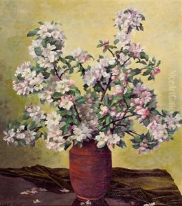 Kirschblutenzweige In Vase
