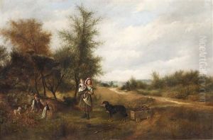Children Picnicking In A Landscape Children Picnicking In A Landscape