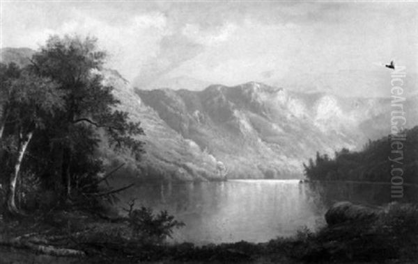 Mountain Lake, Autumn - view 1