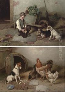 The Mouse Trap (+ Farmyard Friends; Pair) by Claude Hunt