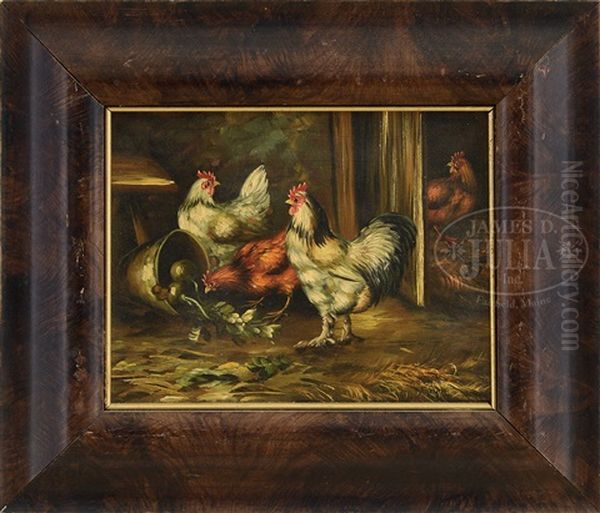 Chickens In The Barn - view 1