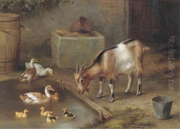 The Duck Pond (+ Chickens In A Yard; Pair) - view 1