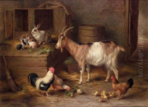 Visiting The New Arrivals by Edgar Hunt