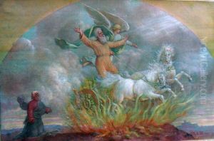 Le Chariot De Dieu, Esquisse Pour Une Decoration Monumentale by Claude Barriot
