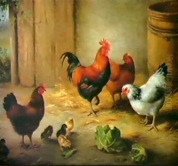 Chickens In A Stable - view 1