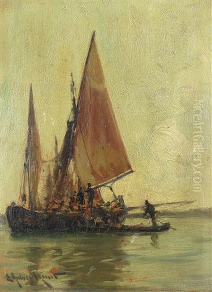 Unloading The Catch; In Dock (2 Works) - view 1