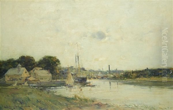 River Landscape, Possibly New England - view 1
