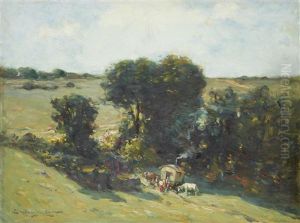 Gypsy Encampment by Edmund Aubrey Hunt