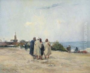 Conversation Au Bord De La Mer, Tanger Conversation Au Bord De La Mer, Tanger