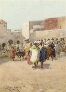 The Souk by Edmund Aubrey Hunt