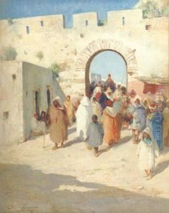 Gate Of The Town by Edmund Aubrey Hunt