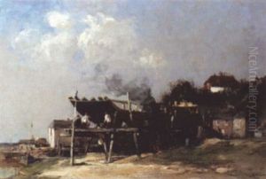 Shipbuilding by Edmund Aubrey Hunt