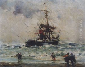 Equipage Venitien Pendant Une Tempete by Edmund Aubrey Hunt