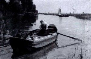 Boating On The River Boating On The River