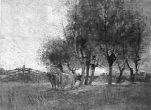 Cattle In A Water Meadow by Edmund Aubrey Hunt