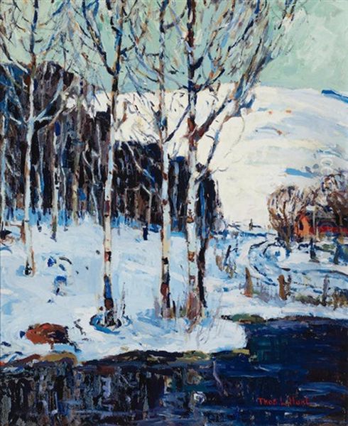 A Lakeview In Winter - view 1