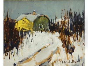 A Farm House In Winter A Farm House In Winter