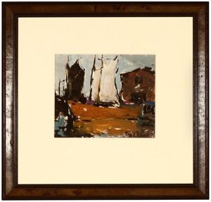Harbor Scene by Thomas Lorraine Hunt