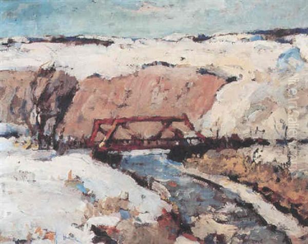Bridge In The Snow - view 1