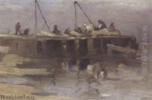 Fishermen On A Pier