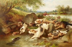 Otter Hunt, Taking Cover by Walter Hunt