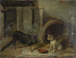 A Piggy And A Doggy by Walter Hunt